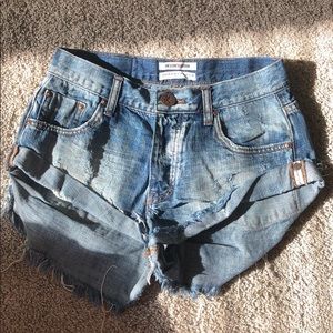 One Teaspoon bandit shorts